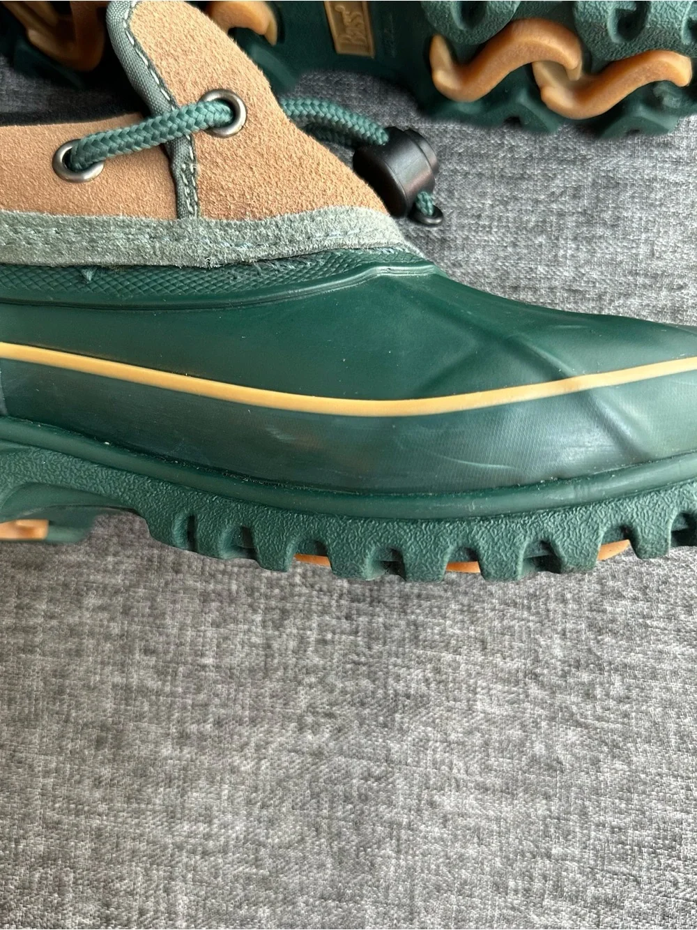 NWT VTG Bass Women’s Benzy Duck Boots Waterproof Thermolite Shoes Green 3896 6